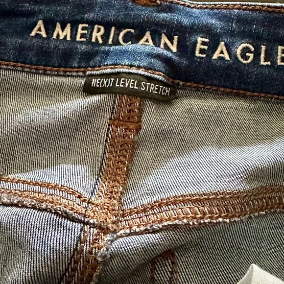 AMERICAN EAGLE OUTFITTERS NEXT LEVEL STRETCH HI RISE JEGGING 10LONG - Picture 7 of 9